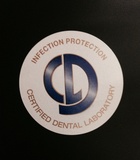 CDL Infection Control Stickers - Roll of 1000